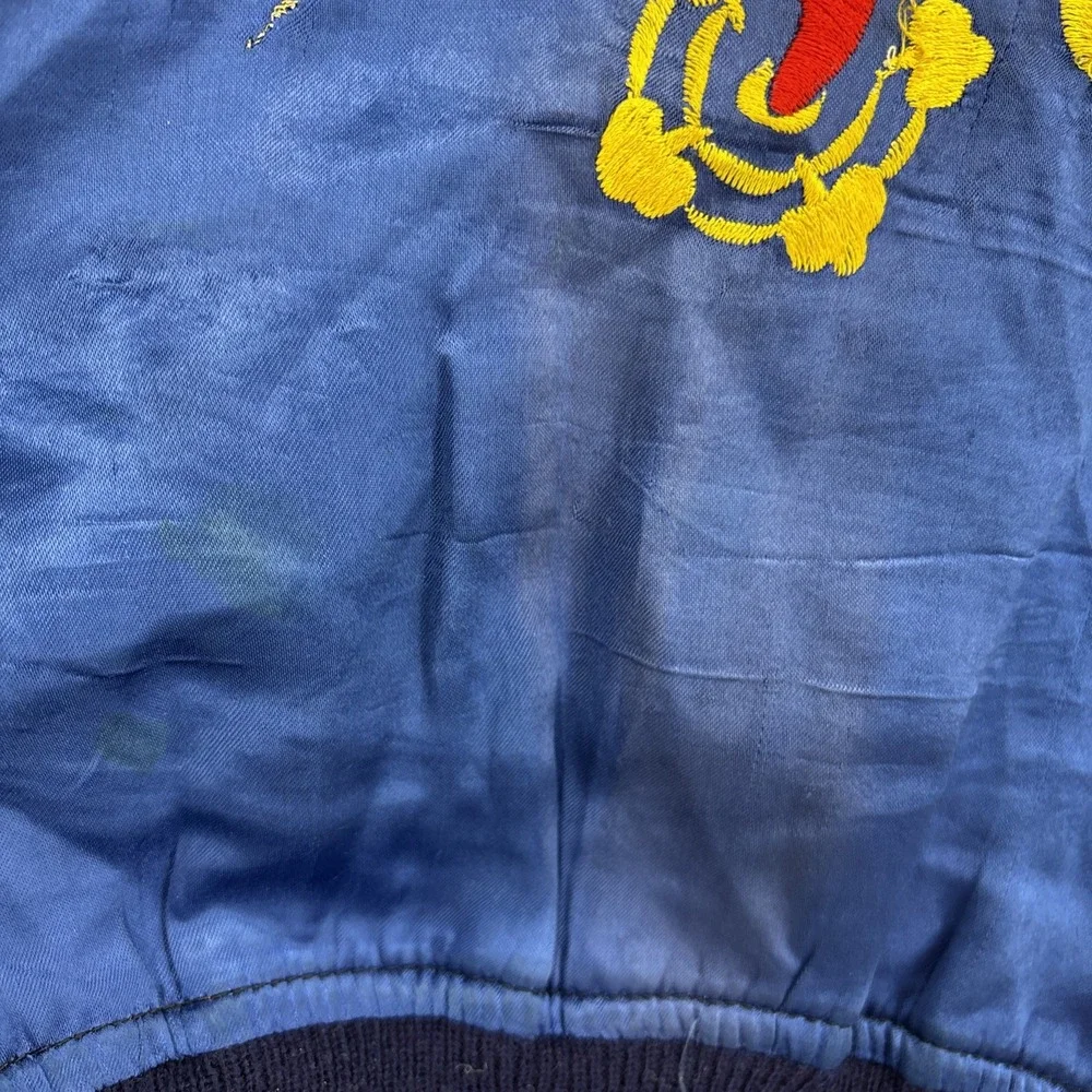 Vintage Sukajan Souvenir Reversible Jacket Dragons size Medium 50s 60s Japan